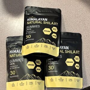 Himalayan Natural Shilajit Gummies - Black & Yellow